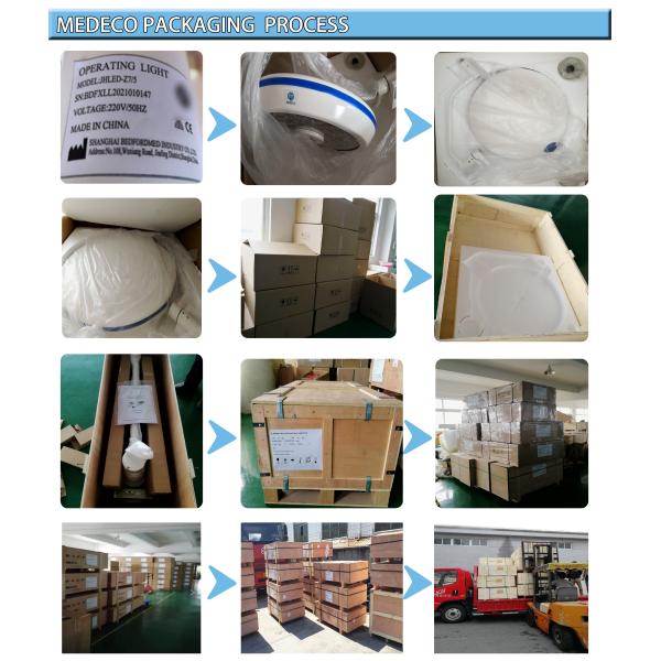 Surgical Operating Light Single Dome Ceiling Mounted Shadowless Operating Light With CE