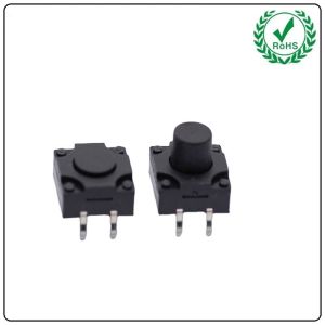 IP67 Waterproof Tact Switch , 12x12 Vertical DIP Tap Switch