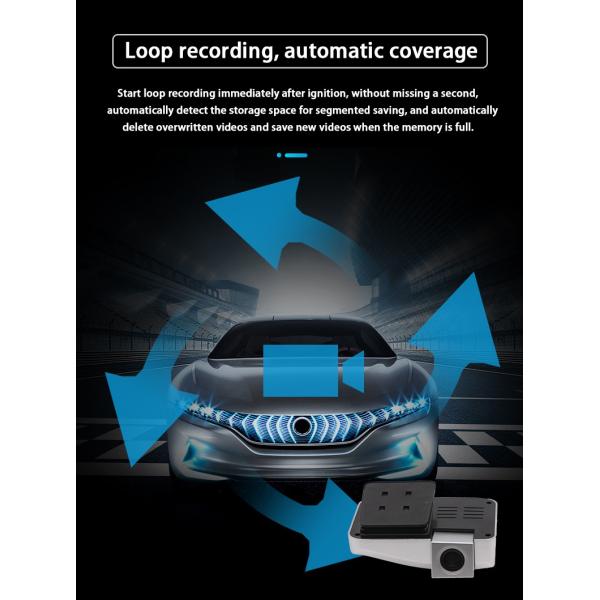 DVR Navigatior Android Carplay Android Auto 1080P WIFI Loop Record Phone APP Car Dash Cam