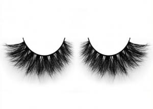 Buy cheap 100% Mink Fur Invisible Band Eyelashes , Fashion Design Thick False Eyelashes product