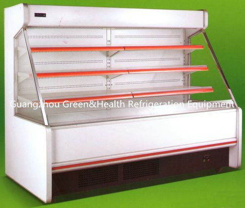 Buy cheap Stainless Steel Red Multideck Open Chiller 4 Layers 3000mm For Shop product