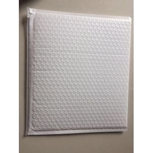 Shiny Silver Cosmetic Zipper Bubble Bag Slider Padded Mailer