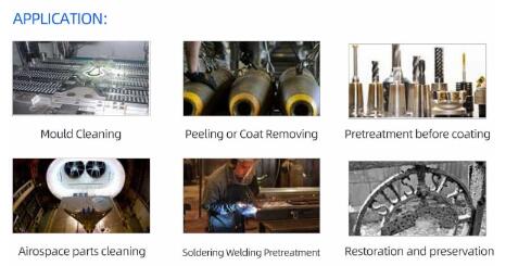 Automatic Laser Rust Descaling Machine Removal Old Paint Customized Color