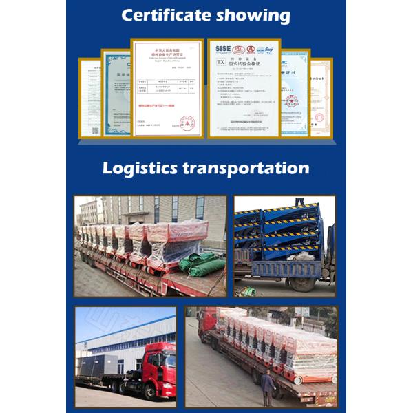 Mini Electric Aerial Work Platform 6m 8m 10m Self Propelled Crawler Hydraulic Scissor Lifting Platform Table