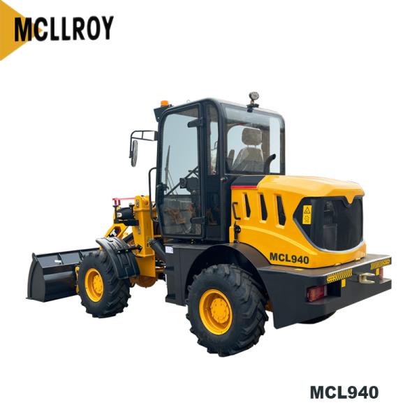 Flexible Mini Compact Loader , Wheel Front Loader 2200kg Rated Load