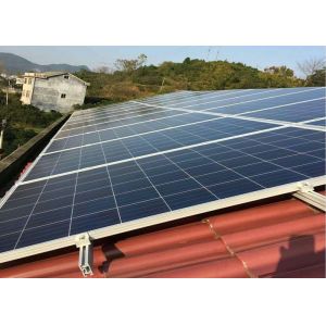 Buy cheap Aluminium Anodized 12um Bifacial Solar Panels Solar Rooftop Structure product