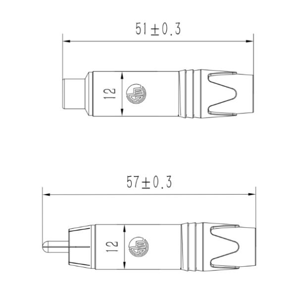 RCA Female Audio Connector 1000 MOhm Electrical Solder High Quality Product for Audio Wiring