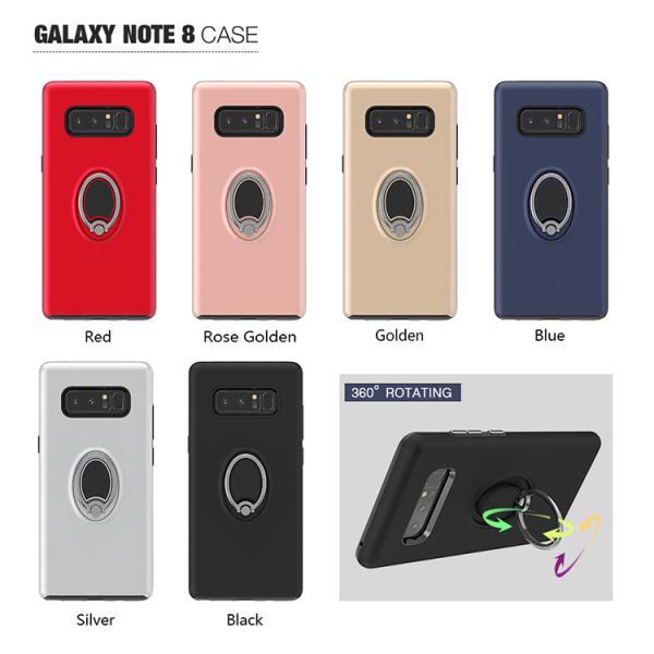 Custom Carbon Fiber Mobile Phone Case With Embossed Logo For Sumsang Note 8