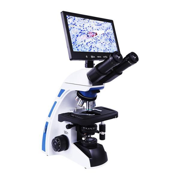 TV Head Built-in 0.3X Reducing Mirror Binocular Microscope for School Lab Digital Optics