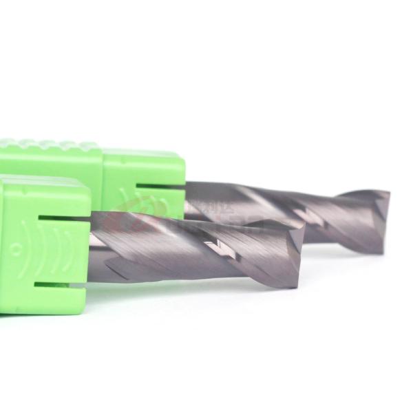 7/16" 8mm 10mm 12 Mm 2-Flute Stepped End Mill With Edge Radius