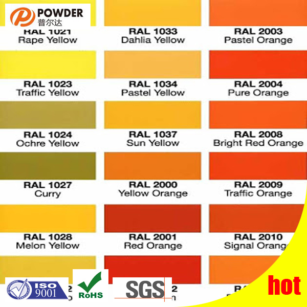 Thermosetting Based Epoxy Polyester Powder Paint International Standard Color