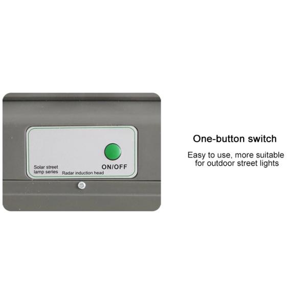 High Strength Solar LED Street Lights High Solar Conversion Efficiency CE Certification