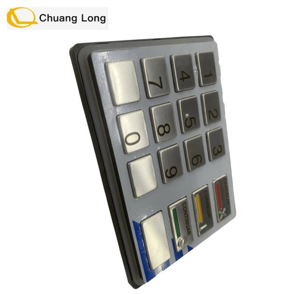 49216680764E Diebold ATM Diebold Opteva EPP5 BSC LGE ST STL Spanish Version Keyboard Diebold EPP 5 Keyboard 49-216680-764E