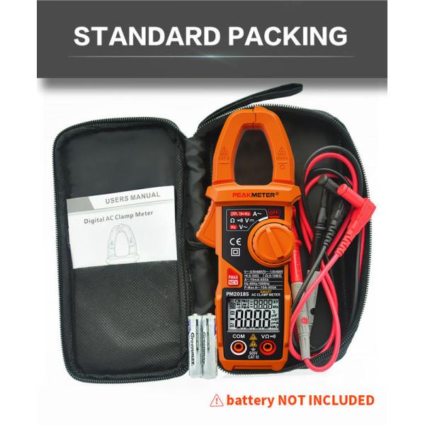 Digital Clamp Meter Multimeter , AC Current , AC Voltage , Resistance And Continuity Measurement