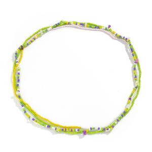 China Female Multi Layered Beaded Necklace Smooth , Portable Colorful Choker Necklace on sale