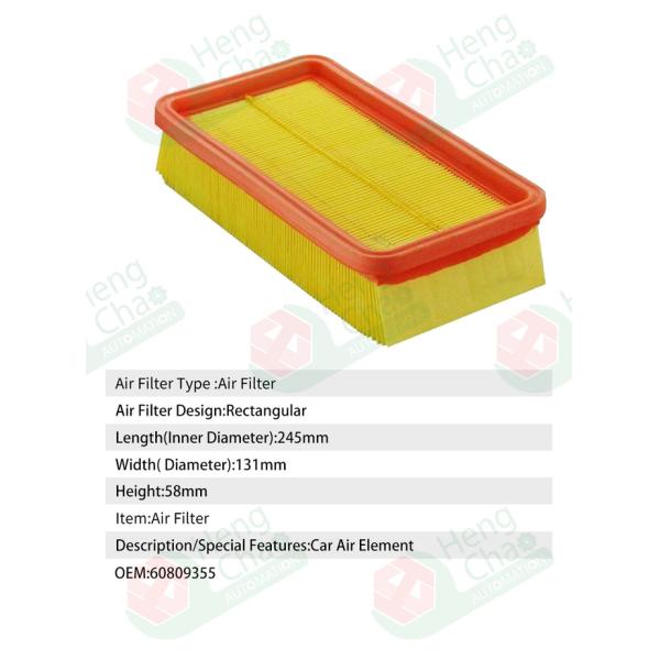 Air Element Production Equipment Production Car Air Element Oem 60809355