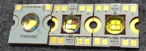 45 W Convex LENs LED Light Engine , 6000K - 8000K 3400lm White LED Emitters