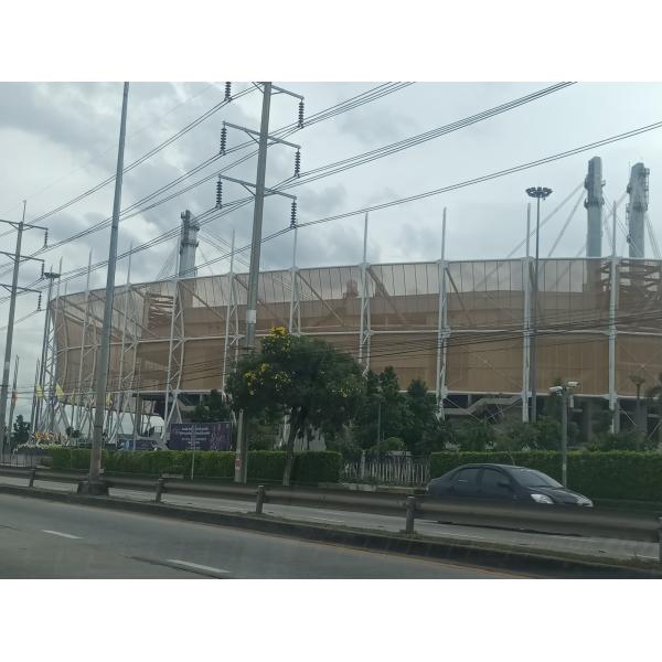 Aluminum 3003 Expanding Wire Mesh 0.5mm Thickness Metal Building Facade Customized