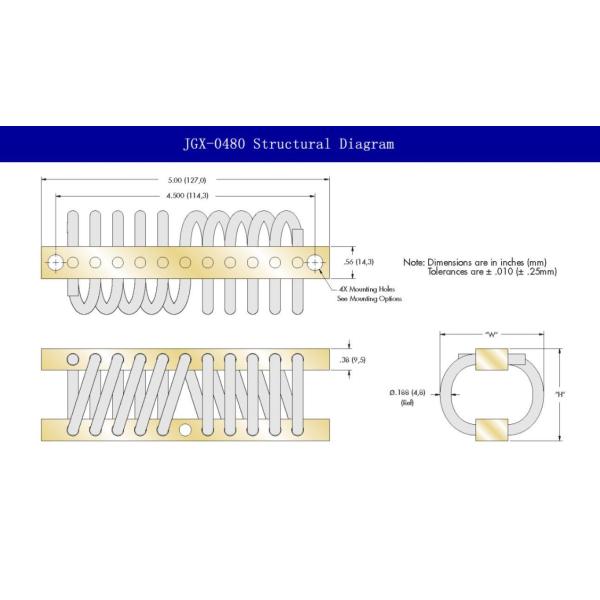 Durable Wire Vibration Isolator Shock Absorber Long Lifespan ISO9001