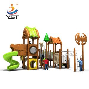Buy cheap Kindergarten Childrens Plastic Slide , Durable Toddler Swing And Slide Set product
