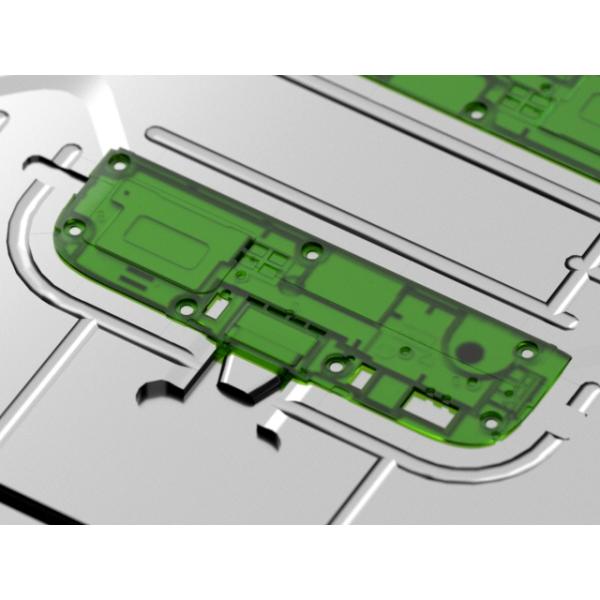 OEM / ODM ： Multi Cavity Injection Mold & Transparent mini mainboard bracket (1*4) No.22685