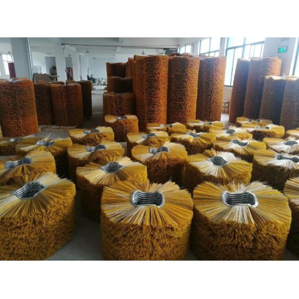 300mm OD Skid Steer Road Street Sweeper Brush Attachment PP fiber