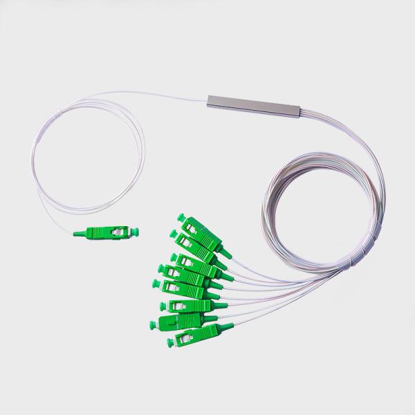 SC APC UPC 1X4 Fiber Network 0.9MM PLC Fiber Optic Splitter