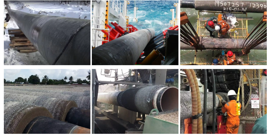 Durable Hot Dipped Galvanized Steel Pipeline Reinforced Welded Mesh For Offshore Oil