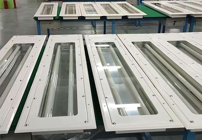 6000K CRI70 Full Plastic Explosion Proof Fluorescent Light 3ft 5ft Linear 0