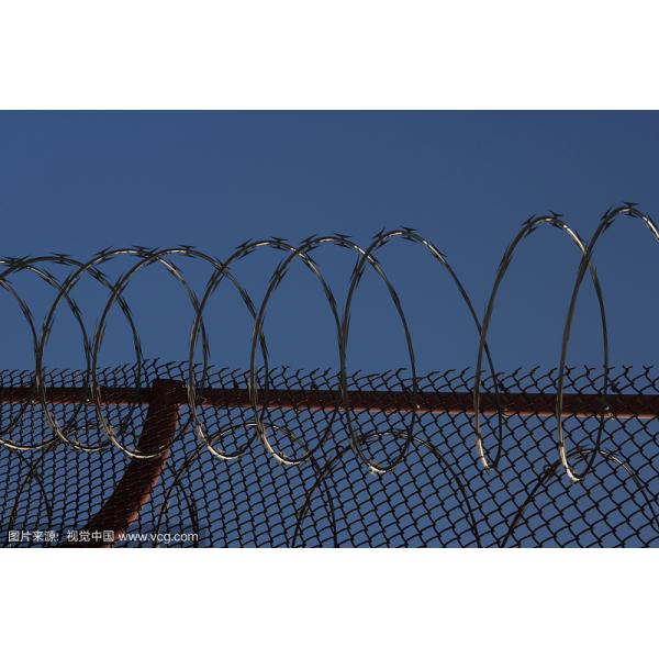 Durable Welded Metal Mesh Panels Hot Dipped Galvanized Concertina Razor Barbed