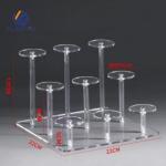 Lightweight Materials Polishing Acrylic Stand Free Sample Acrylic Display Base