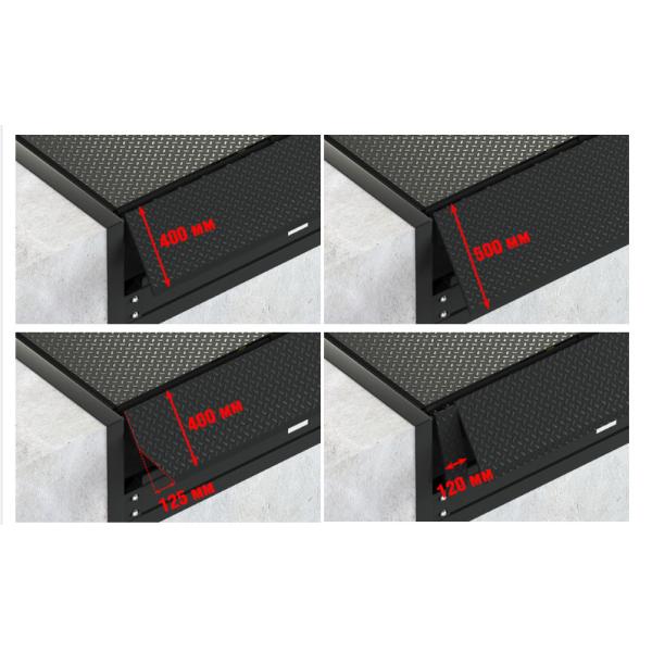 Yard Ramp Lip Dock Leveler 6T 10T Capacity Hydraulic Loading Dock Ramps IP54 For Truck