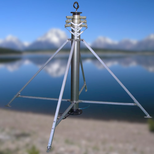 Portable 40ft Telescopic Self Supporting Antenna Towers