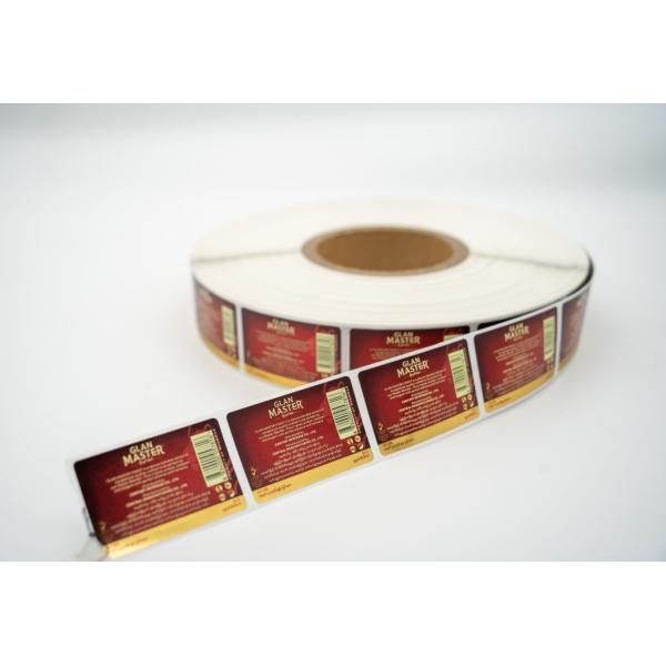 Full Color Printed self adhesive labels Rolls Custom Logo Stickers Waterproof