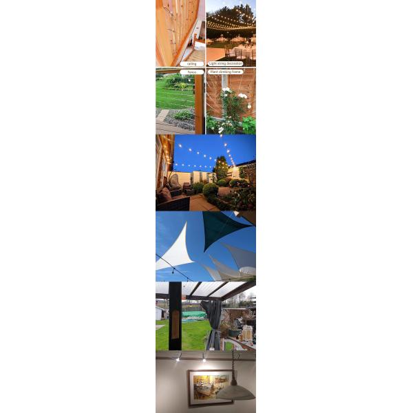 Sliver Custom 316 Stainless Steel Beveled Washer for Deck Cable Railing Kit Hardware