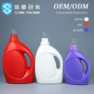 SIDUN Laundry 352mm Blank Empty Detergent Bottles 2L 3L 5L