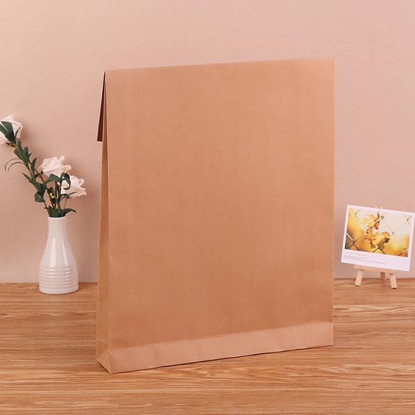 Quality Biodegradable Blank Kraft Paper Bag With Gravure Printing Surface for sale