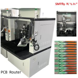 PCB Router Machine in Y-directionwith Differing Cutting Fixtures