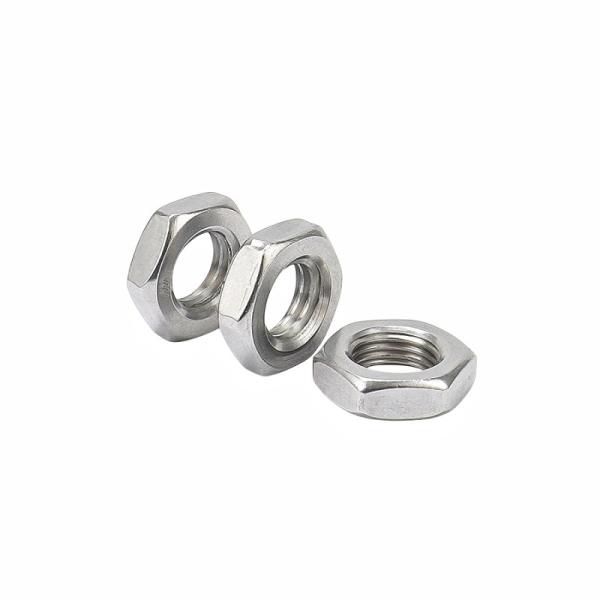 304 Stainless Steel External Hexagon Nut Metal Lock Nut M14 M16 High Hardness