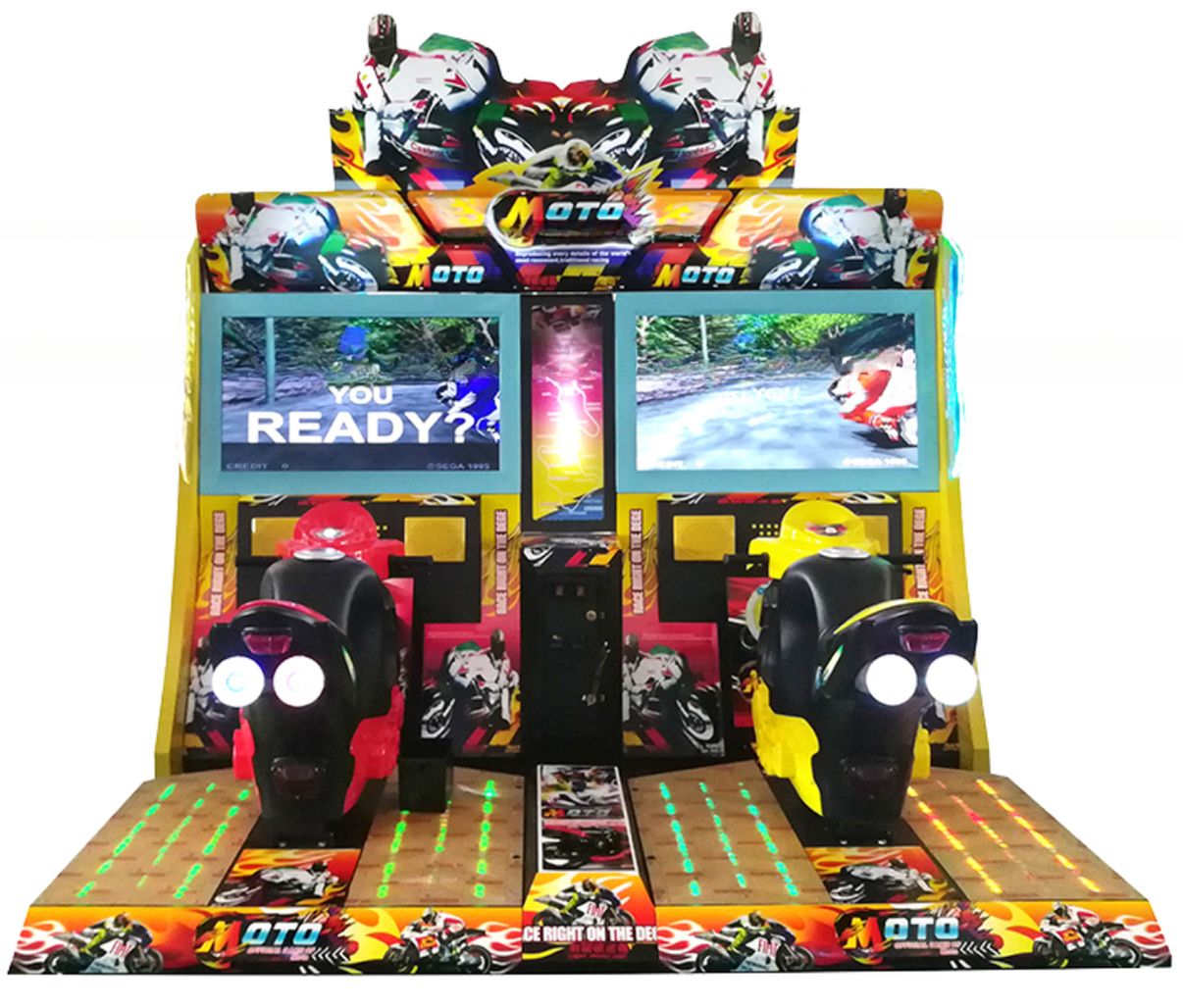 Super Bike Simulator Game Machine front view