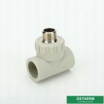Energy Efficient Male Threaded Tee Ce Approval With Injection Technics