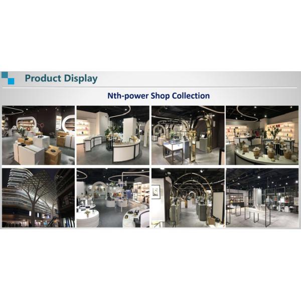 Generous Rotary Acrylic Display Showcase Mobile Lighting 53 * 53 * 100 Size Custom Color