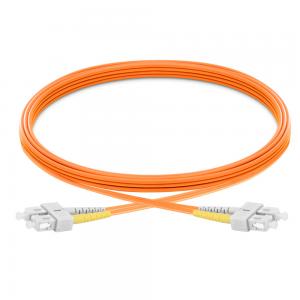 China PVC Fiber Optic Jumper Cable OM2 SC SC Fiber Patch Cord on sale
