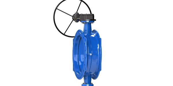 Flange Connection Double Eccentric Butterfly Valve Durable Versatile For