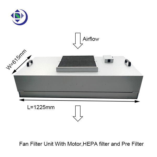 4x2 Feet HEPA Fan Filter Unit With Motor , HEPA Filter And Pre Filter For Clean Room