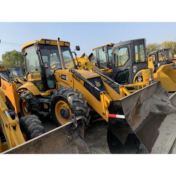 Quality Made In UK JCB 4CX Used Backhoe Loader 4 Wheel Drive / JCB Backhoe Loader 4CX for sale