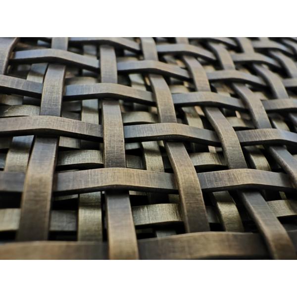 Decorative Steel Bronze Metal Wire Screen Architectural Mesh Chain Coil Hanging Drapery Ceiling Curtain