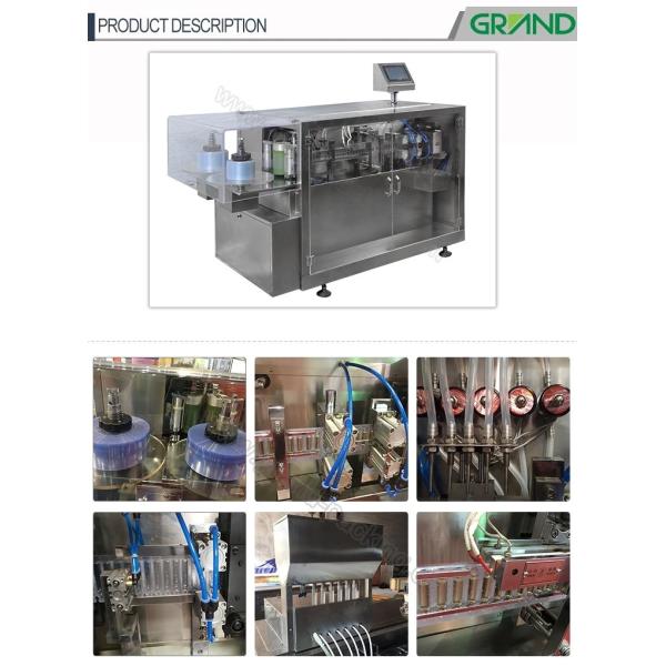 PVC/PE material small dose bottle liquid plastic ampoule filling sealing machine