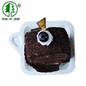 Buy cheap Biodegradable single use sugarcane bagasse plates for birthday cake product