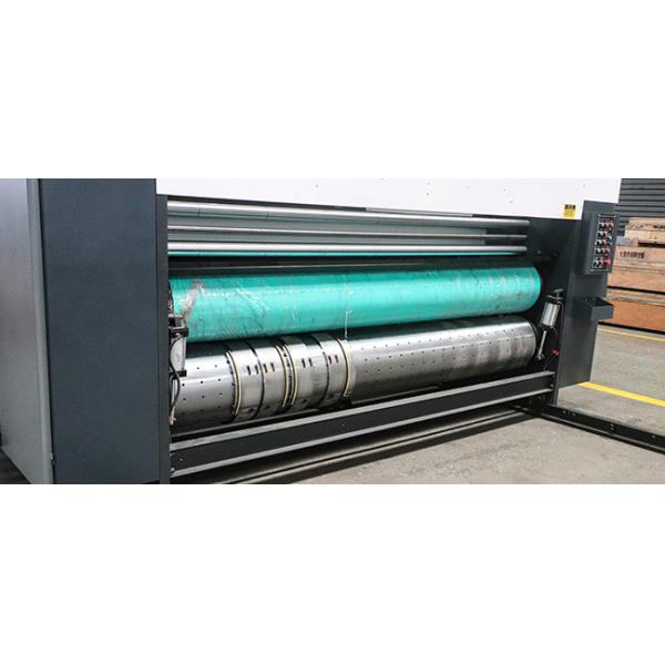 Corrugated Carton Flexo Printing Machine 2 Color With Die Cutter